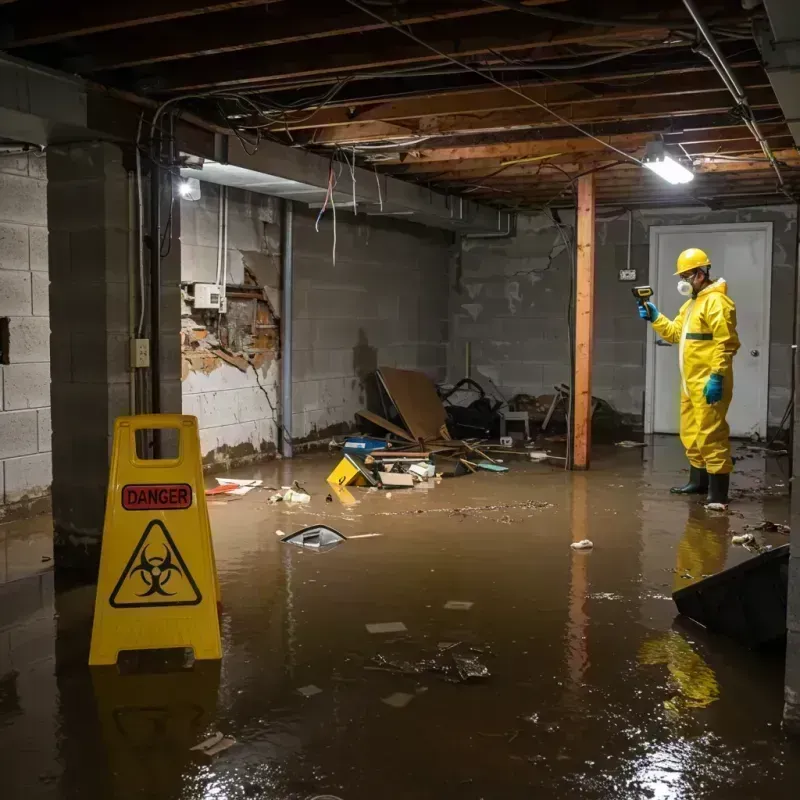 Flooded Basement Electrical Hazard in Catalina Foothills, AZ Property